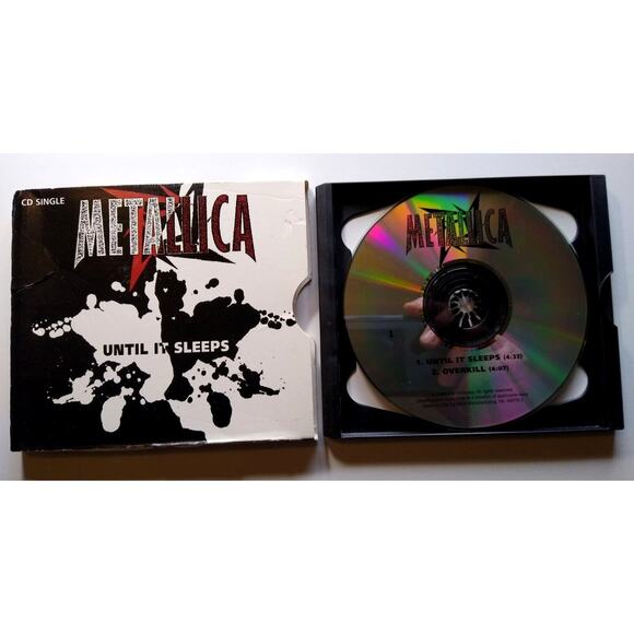 Metallica Until It Sleeps CD Single Hard Rock Thrash Heavy Metal Rock 1996 - Picture 1 of 2